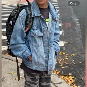 ZARA Faded Blue Denim Jacket